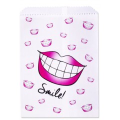 Sherman Dental SMILES PAPER BAG 7.5x 10"
